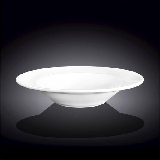 Professional Rolled Rim White Deep Plate 9" inch | 14 Oz