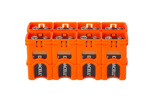 9V - 8 Pack (Orange)