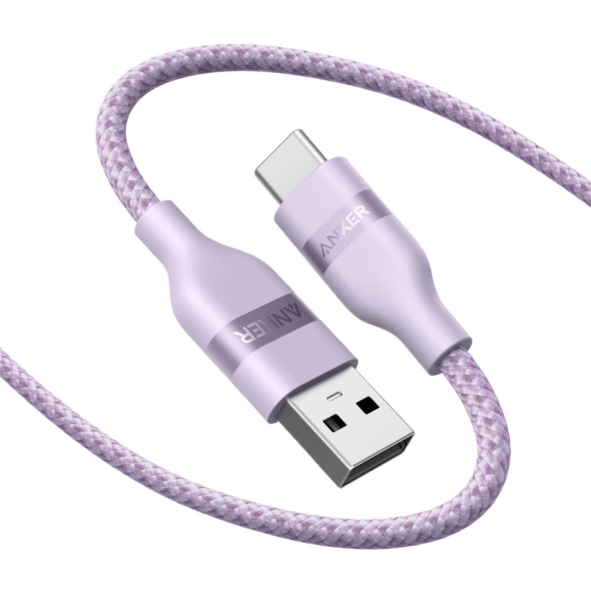 Anker USB-A to USB-C Cable (3 ft/6 ft, Upcycled-Braided)