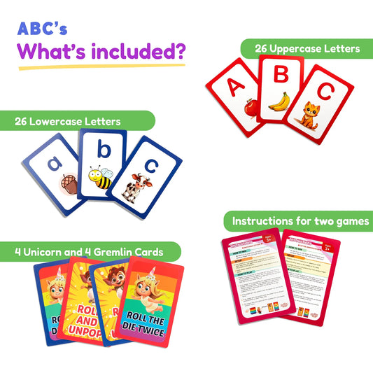 ABC: Learn Uppercase & Lowercase Letters Card Pack - CHOOSE Act - 🆕 New Arrivals, All Products, Products from The Fidget Games, 🧸 Toys + Games - Little Red General Store