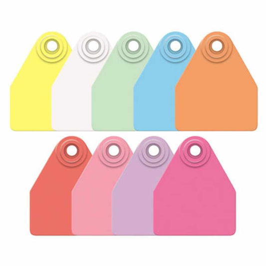 1-25 WHITE ALLFLEX MED. FEM/SM MALE 25/BG