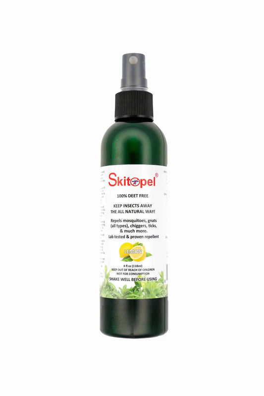 Skitopel® Lemon Insect Repellent Spray - for the Ulitmate Powerful, Chemical-Free Protection