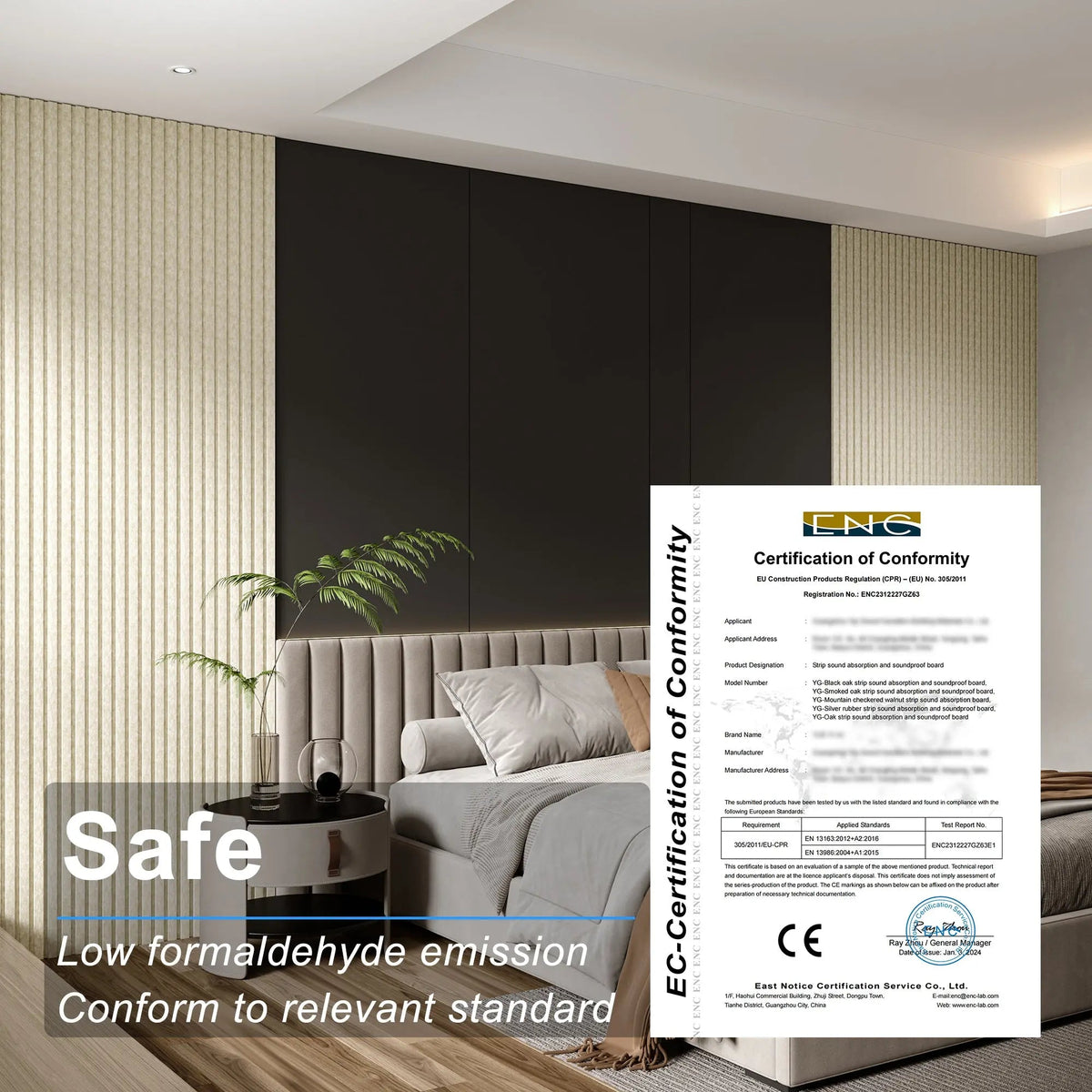 Acoustical 100% Polyester Wall Panel, 48x24x0.7 Sound Proof Wall Panels