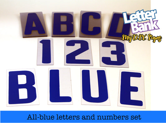 8" COLORFUL Acrylic Letter Set for Portable Lighted Ad Signs