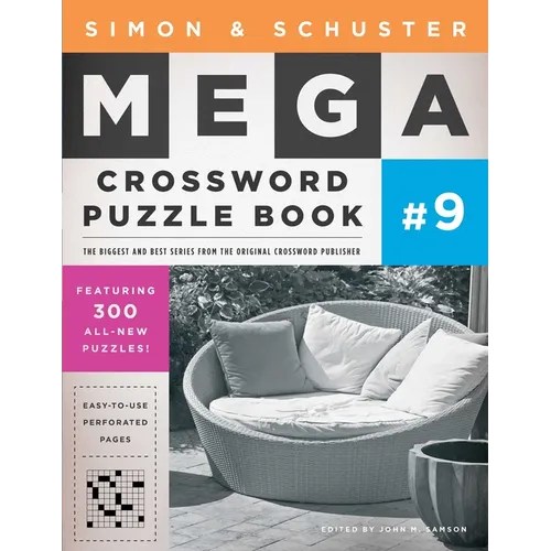Simon & Schuster Mega Crossword Puzzle Book #9 - Paperback