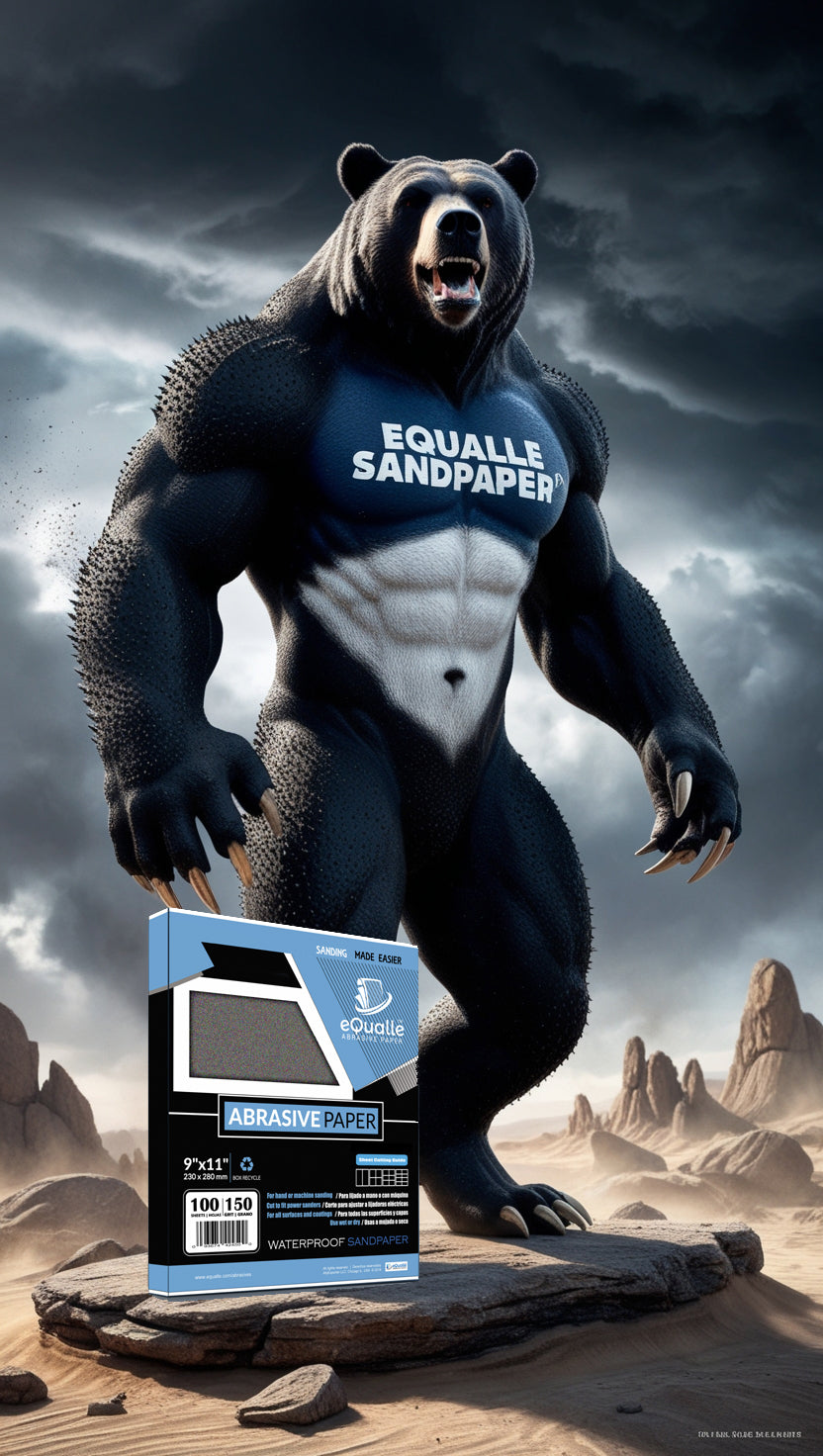 1200 Grit Sandpaper Sheets – 100 Pack, 9x11 in, Wet or Dry Use