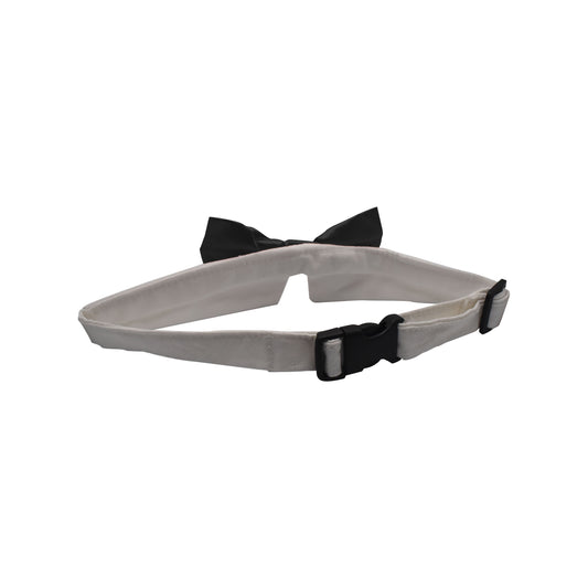 Black Satin Dog Bow Tie