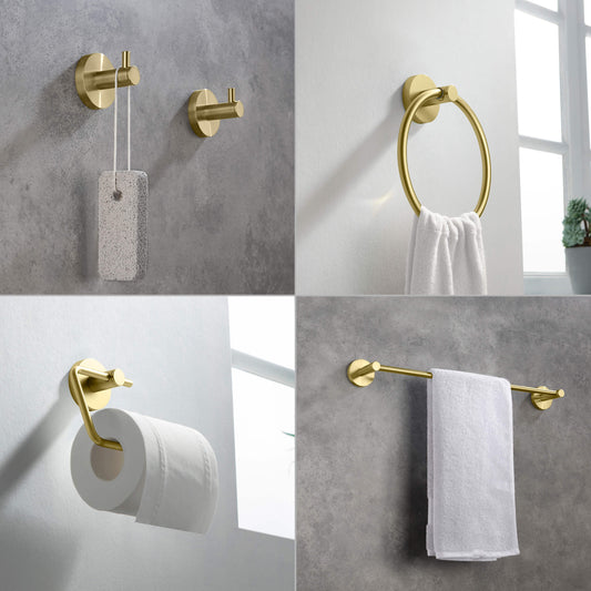 Halo 5 Piece Bathroom Hardware Set 5