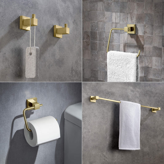 Quadra 5-Piece Bathroom Hardware Set 3