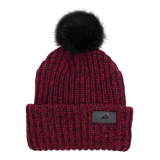 Berry and Black Blended with Black Pom