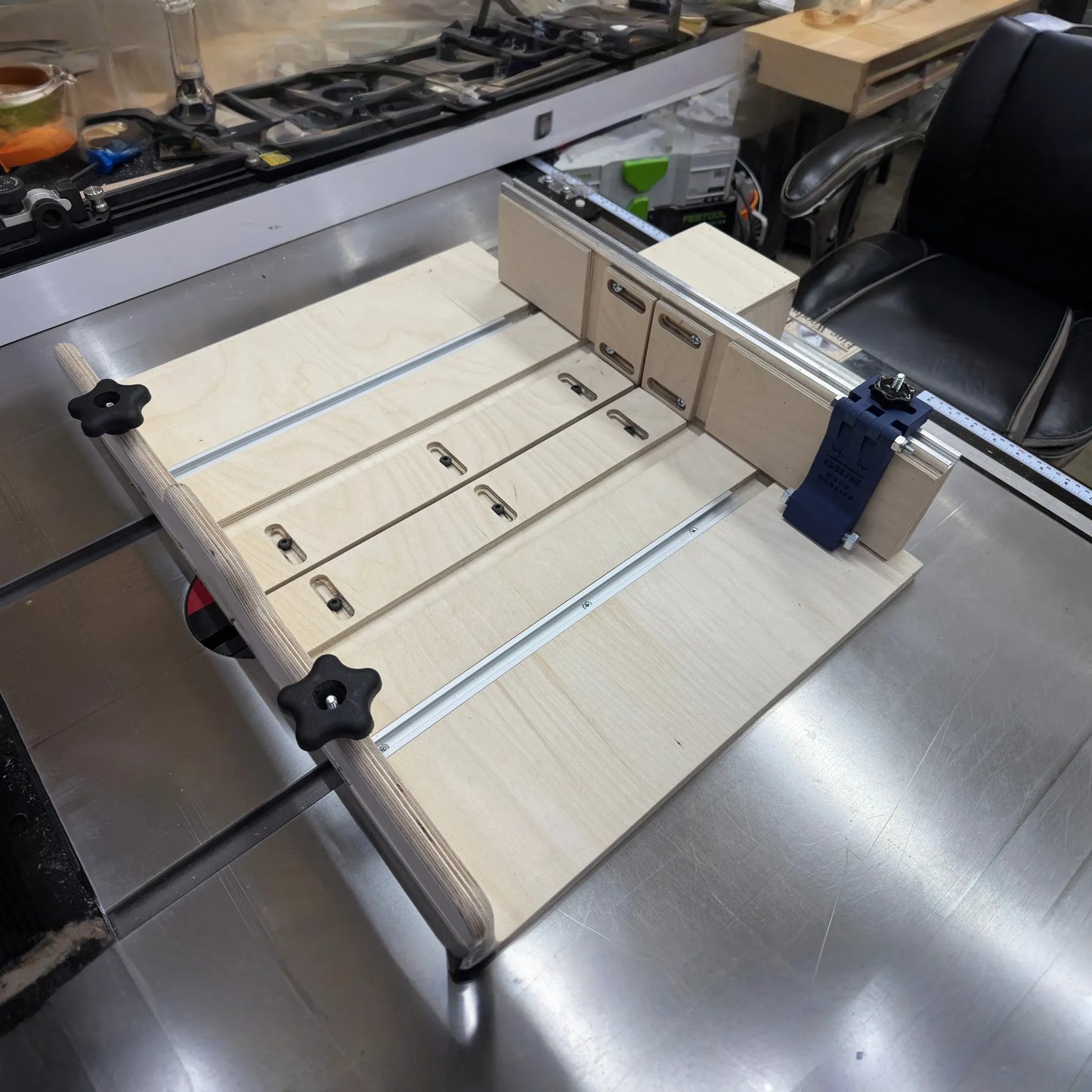 Flagship Table Saw Sled Delivered in a Box! - Compact Size