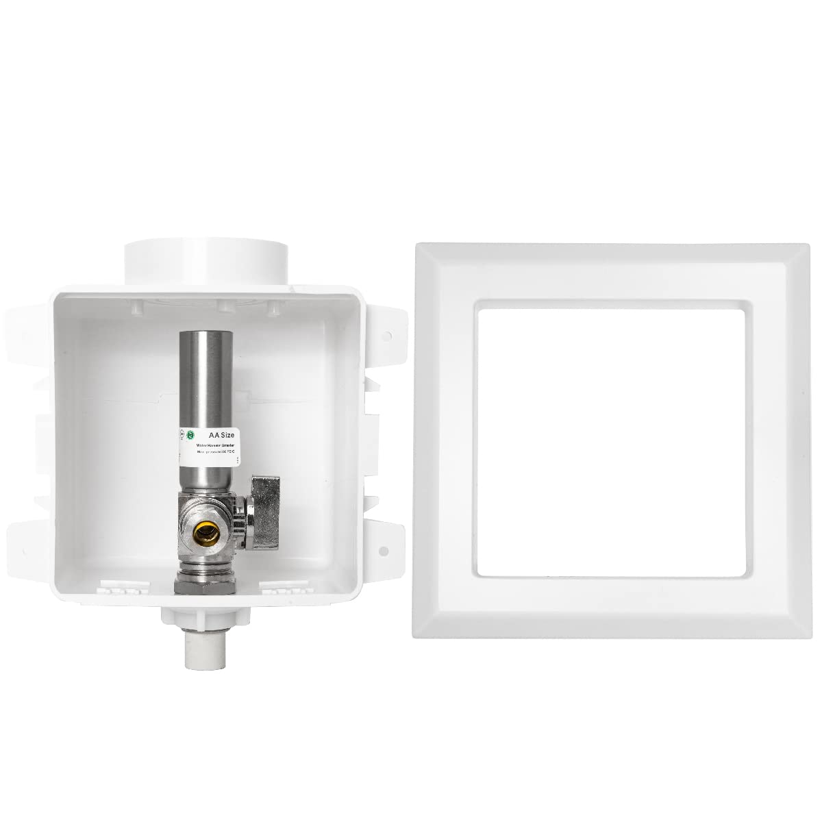 1/2" CPVC PPE Intet, Dishwasher Outlet Box, with Copper Water Hammer Arrestor