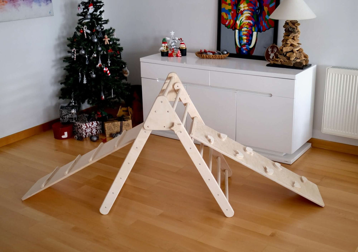 Versatile Montessori Climbing Set with Folding Table and Chair