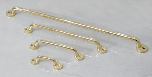 Boise Cabinet Pulls - Unlacquered Brass Polished