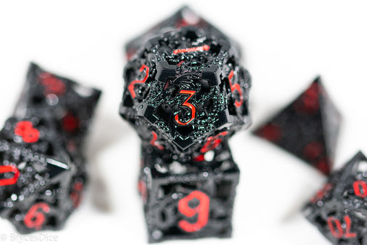 (Stoic Black) Deadly Dragon Dice: Shards of Oblivion Hollow Metal