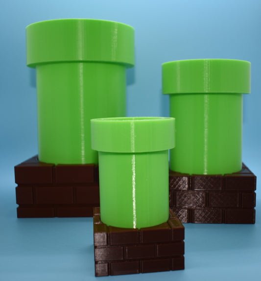 Mario Flower Pot / Desk Organizer (3 Sizes)