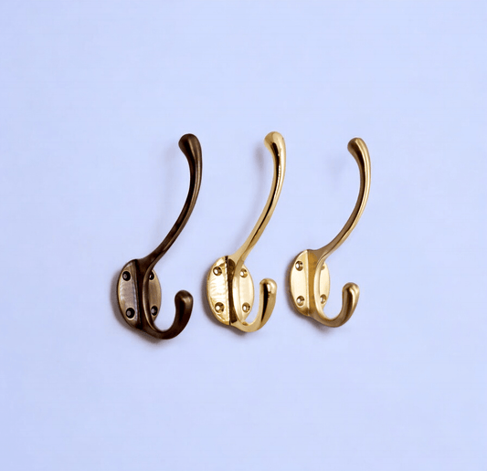 Classic Brass Hat & Coat Hook