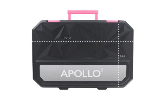 Essential 65-Piece Pink Tool Set with Socket Set and Most-Used Tools for Do it Yourself Repairs and Maintenance - DT0001P