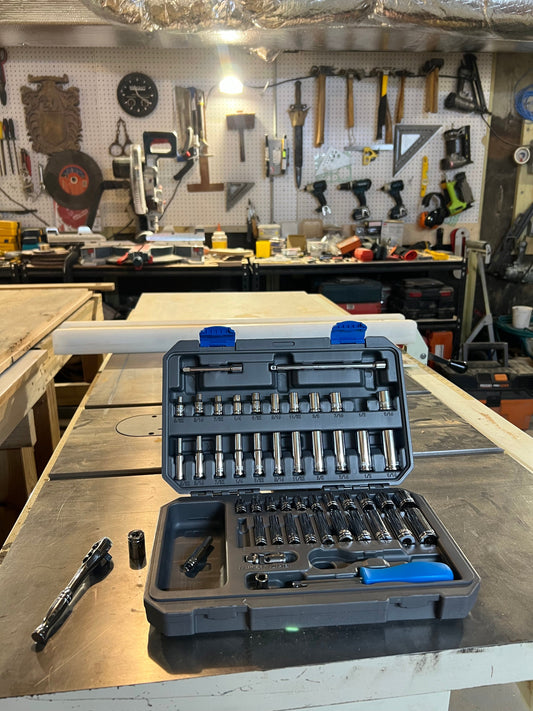 APOLLO TOOLS - DT0004-50 Piece ¼” Drive Socket Set