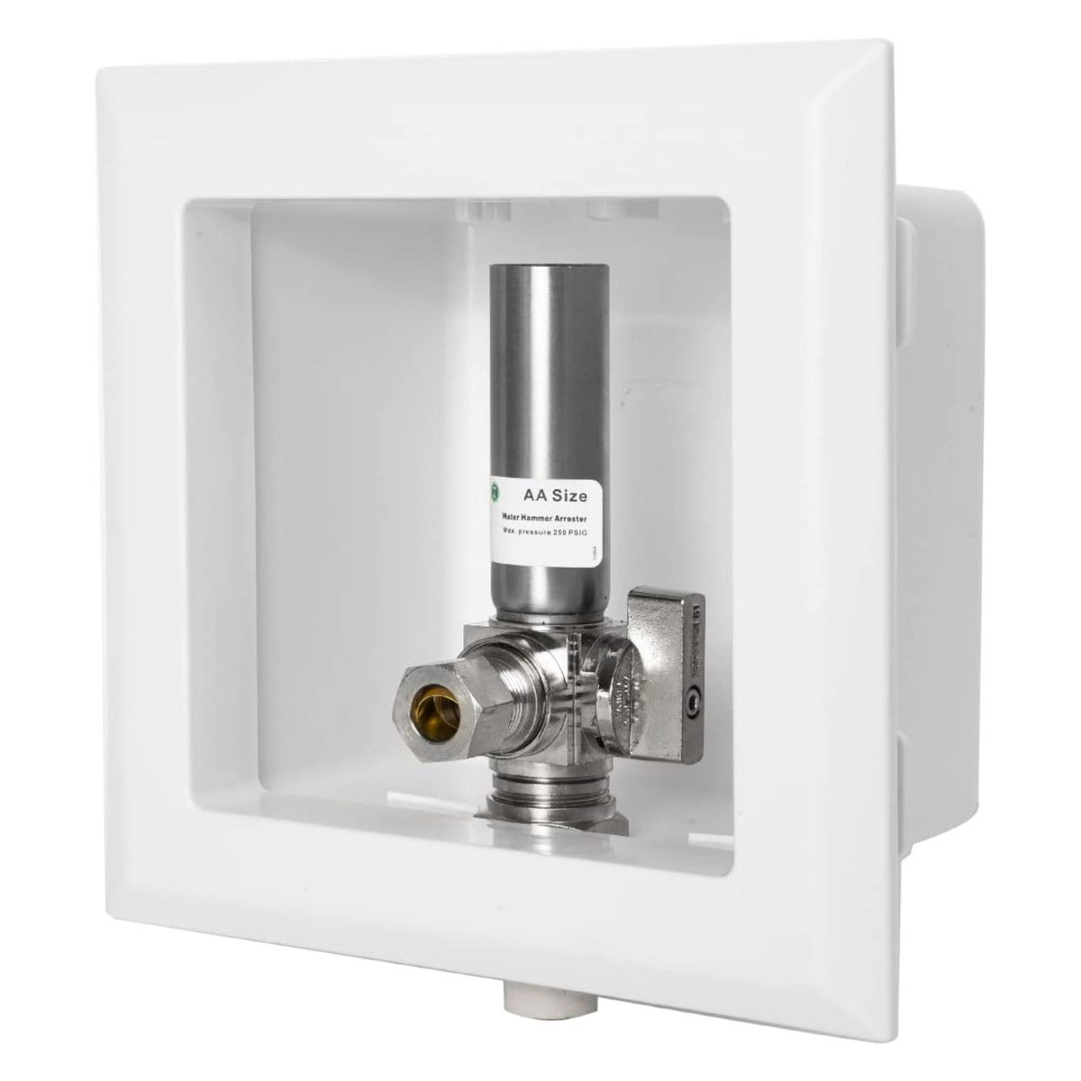 1/2" CPVC PPE Intet, Dishwasher Outlet Box, with Copper Water Hammer Arrestor