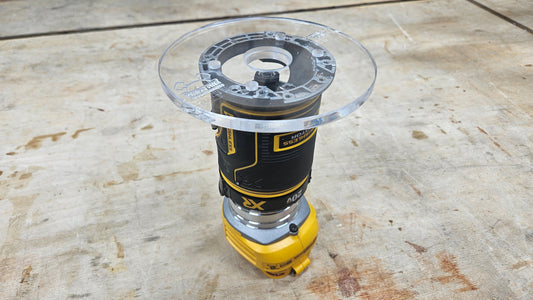 6" Round Shaped Trim Router Plate - Choose your router!