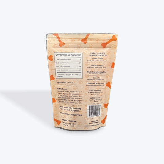 Freeze Dried Dog & Cat Treats – Single Ingredient, High Protein, Grain Free | Natural Cat & Dog Training Snacks, Human-Grade Salmon