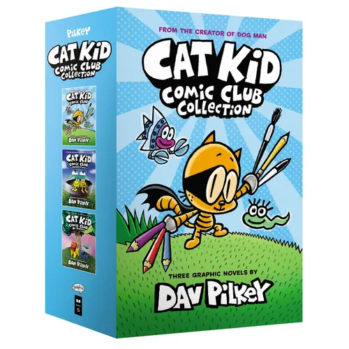 The Cat Kid Comic Club Collection: From the Creator of Dog Man (Cat Kid Comic Club #1-3 Boxed Set) - Hardcover