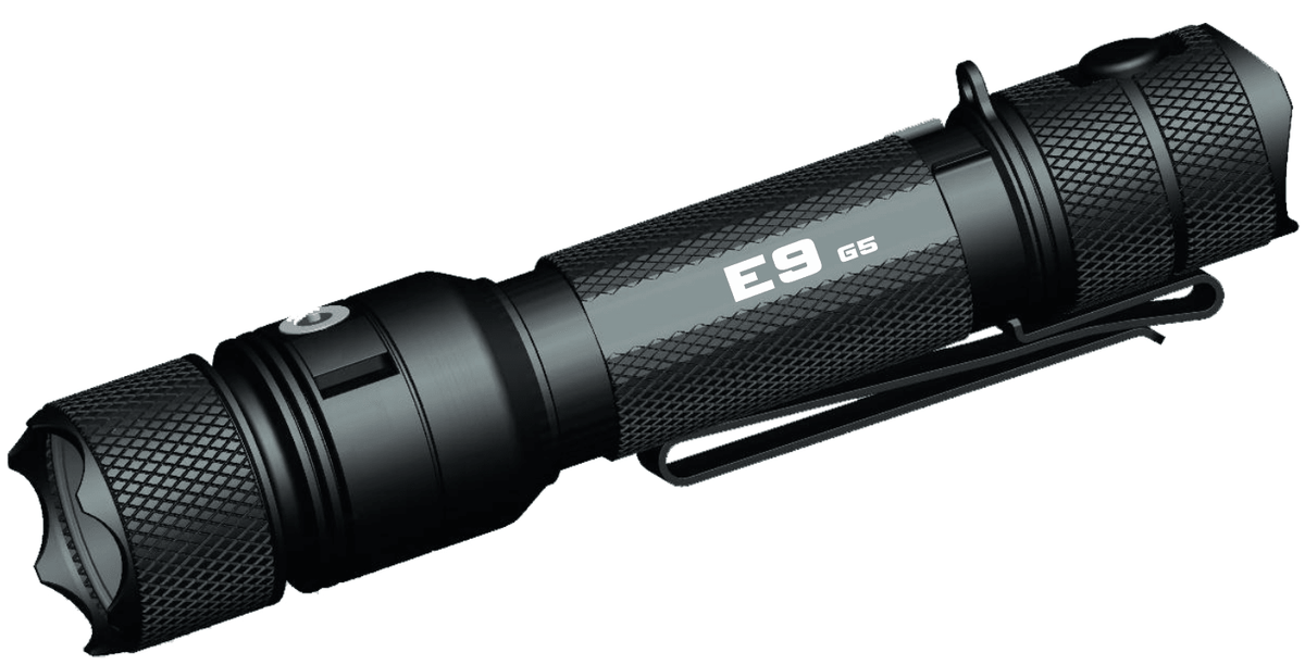E9 GEN5 Long Throw- 3,000 Lumen 388 Meter Tactical EDC Flashlight
