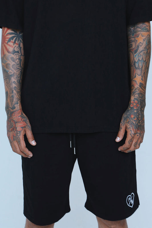 Love Who Loves You (Black - Shorts)