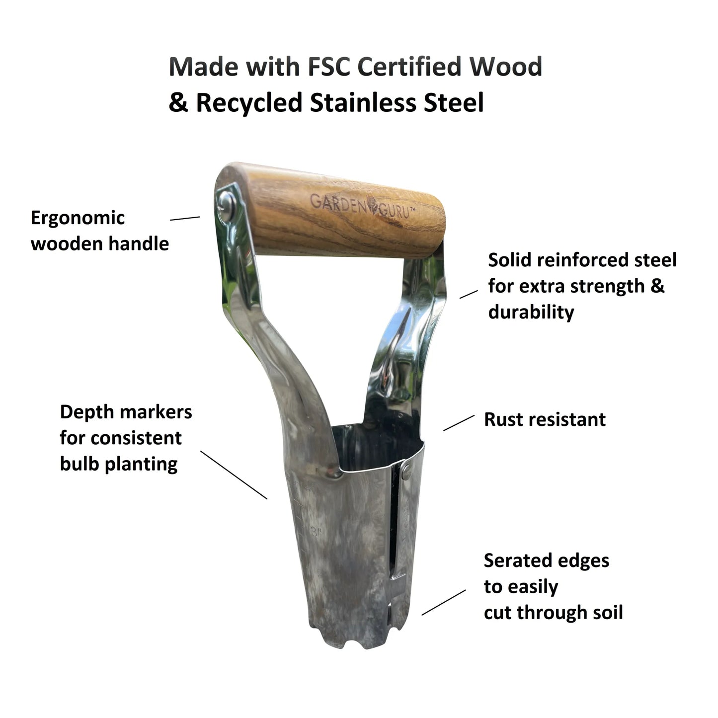 Stainless Steel Garden Bulb Planter