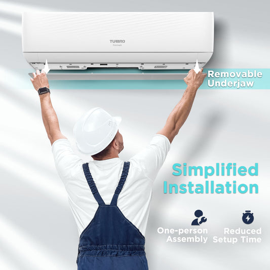 Finnmark 24,000 BTU WiFi Ductless Mini Split AC with Heat Pump, 230V (R32)