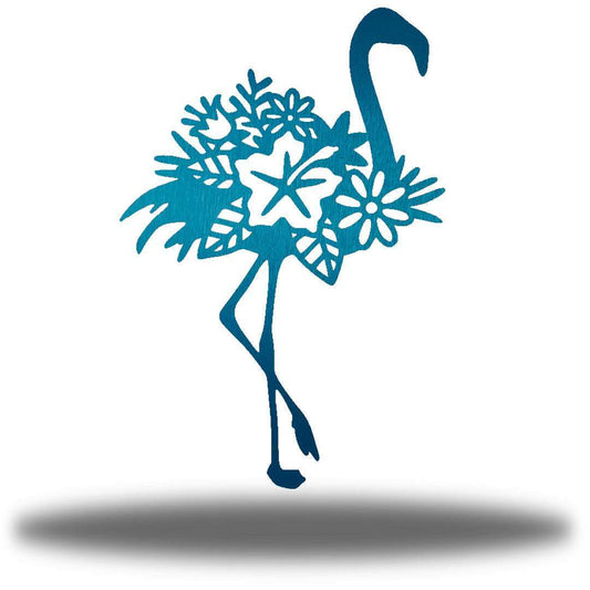 Floral Flamingo