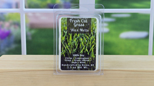 Fresh Cut Grass Soy Wax Melts (Clamshells & Squeezy Wax)