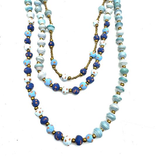 Hadassah Necklace- Blue