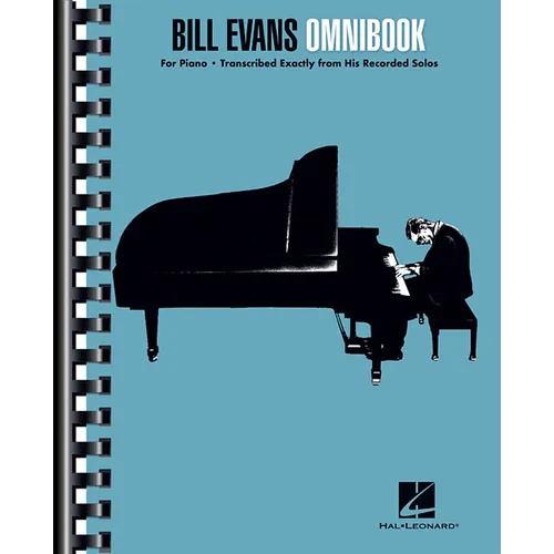 Bill Evans Omnibook for Piano - Jazz Piano Sheet Music Collection with 40 Pieces - Jazz Piano Book W