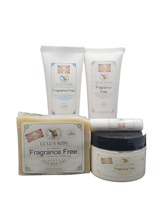 Lemon Soap, Lotion, Body Butter, Body Shower Polish Gift Set