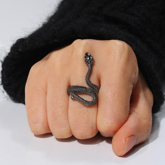 Snake Ring Metal for Cosplay Game Night Dungeons and Dragons (adjustable)