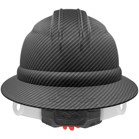 Black Graphite Unvented Full Brim Work Hat (TikTok)