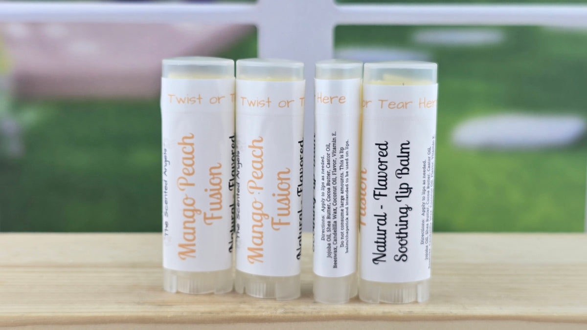 Handmade Moisturizing Lip Balm - Lots of Flavors