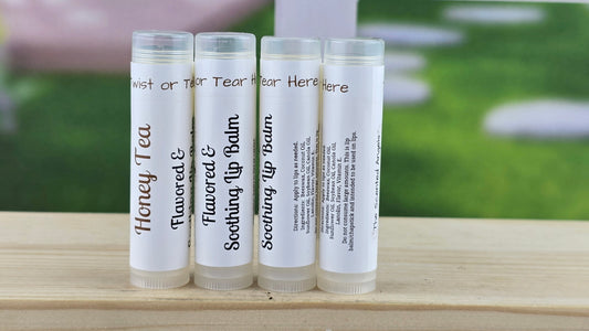 Handmade Moisturizing Lip Balm - Lots of Flavors