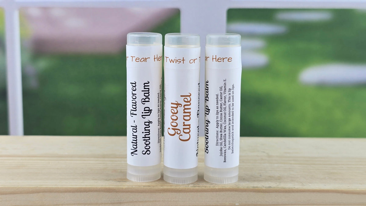 Handmade Moisturizing Lip Balm - Lots of Flavors