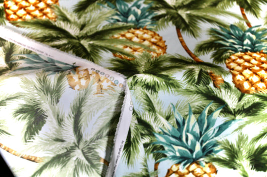 RICHLOOM LUAU IN PALMETTO FABRIC UPHOLSTERY WATER & STAIN REPELLENT 55" WIDE BY THE YARD