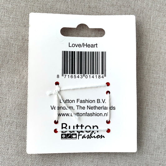 Love Heart - Confetti Minis Buttons - 2 Hole