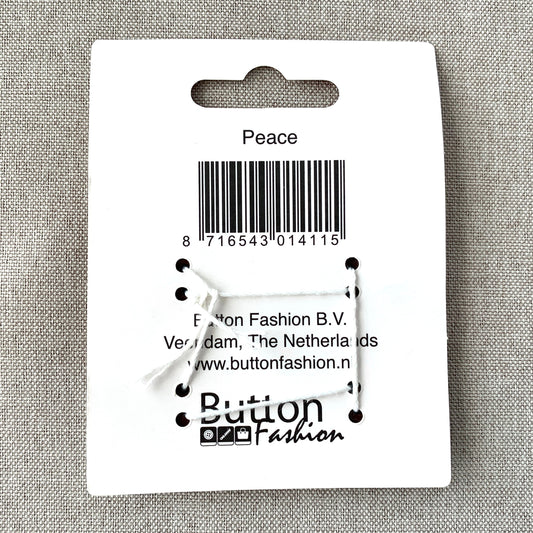 Peace - Confetti Minis Buttons - 2 Hole