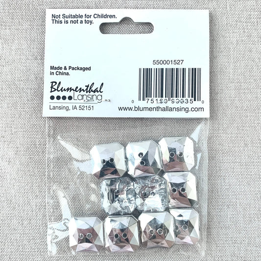 1527 Dazzle - Favorite Findings - 2 Hole Buttons - - Metallic
