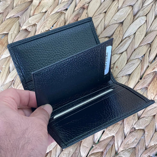 Handmade Real Leather Wallet – The Ultimate Official Gift for Men and Women - Black - Sellers in California, 🆕 New Arrivals, All Products, Products from Eliot Shops, 👗 Apparel + Accessories, 👗 Handbag + Wallet Accessories - Little Red General Store