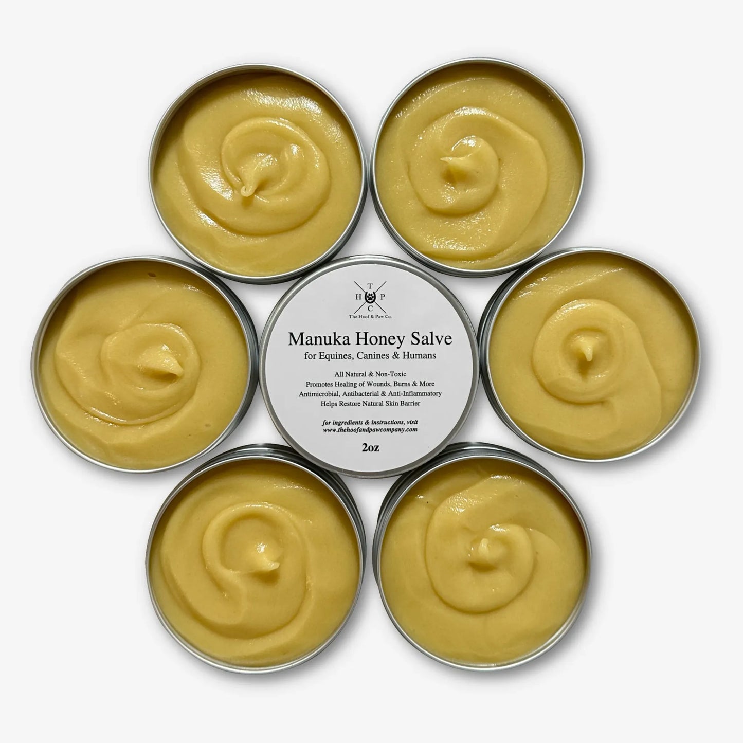 Manuka Honey Healing Salve with Herbal Infusion - For Dogs, Horses & Humans