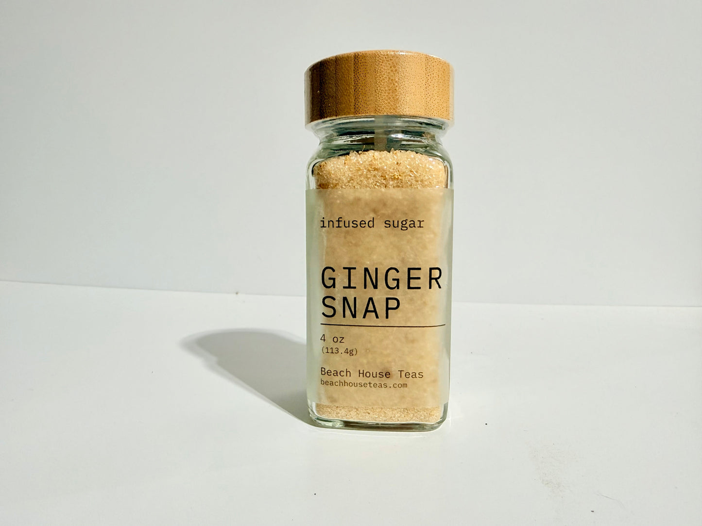 Ginger Snap infused artisan culinary sugar