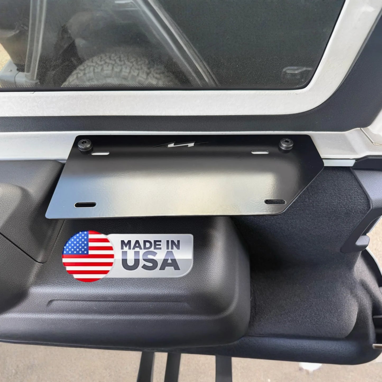 Thor's Lightning Refuge MOLLE Portable Air Compressor Storage Mount for Jeep Wrangler JLU 4-Door Hard Top 2018-2024