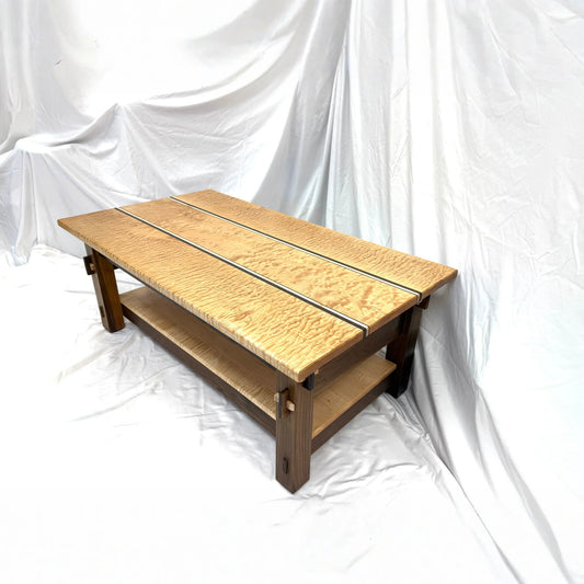 Coffee Table Plans with Through - Mortise and Tenon and Tusk Tenon Joinery